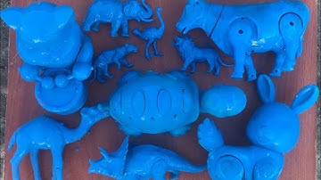 Rửa sạch các con vật, bò, dê, ngựa vằn, khỉ đột, heo, hà mã, voi, hươu cao cổ,mèo tom