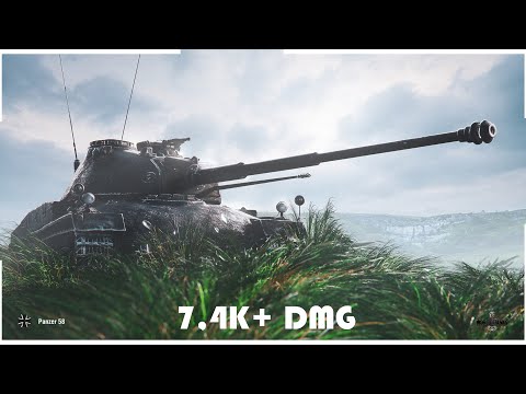 Видео: PZ 58 - динамичный бой на мемном танке (7.5k + 9 фрагов)