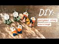 DIY: easy polymer clay earrings | FIMO Soft and FIMO Effect clay