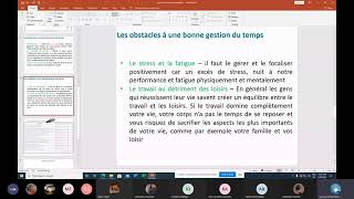 Gestion Du Temps 1 : Définitions, Décomposition, Obstacles, Organisons nous bien notre temps ? screenshot 5