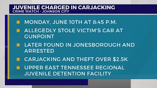 JCPD: Juvenile arrested after armed carjacking