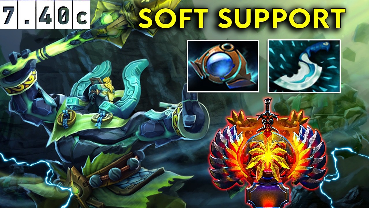 Earth Spirit Immortal Soft Support - Dota 2 Patch 7.40C Pro Pub Gameplay