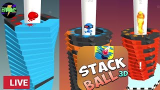 Stack Ball 3D Live Level 400   #stackball screenshot 1