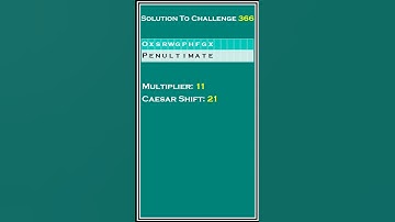 Good times, come on! (Decoding Challenge)