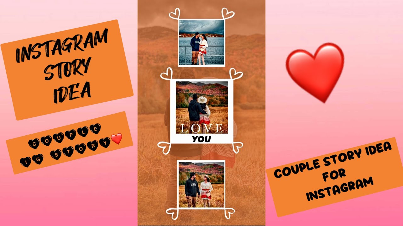 Creative Instagram story idea for couples l Couple story idea IG