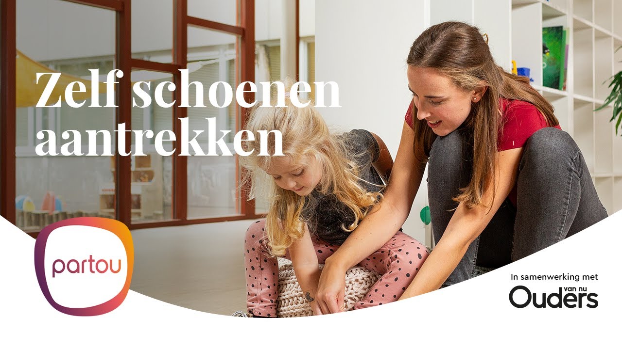 Zo leert je peuter zelf schoenen aantrekken