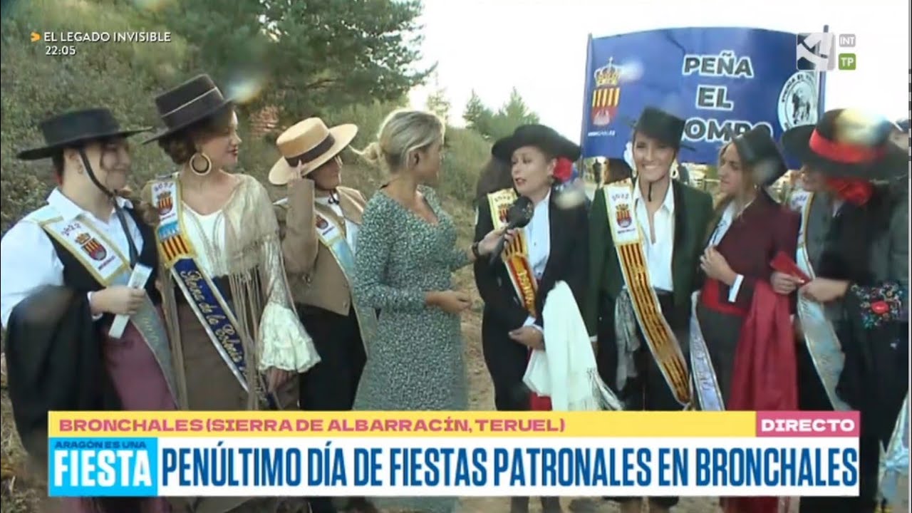 De pasacalles con los peñistas de Bronchales