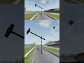 Giant Hammer vs Cars BeamNG Drive shorts gaming beamngdrivemods