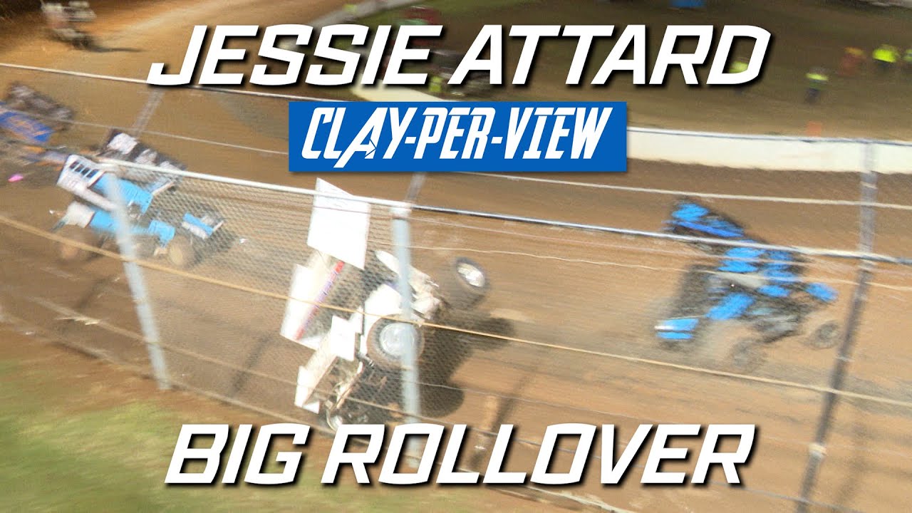 Sprintcars: Jessie Attard Big Rollover - Toowoomba Speedway