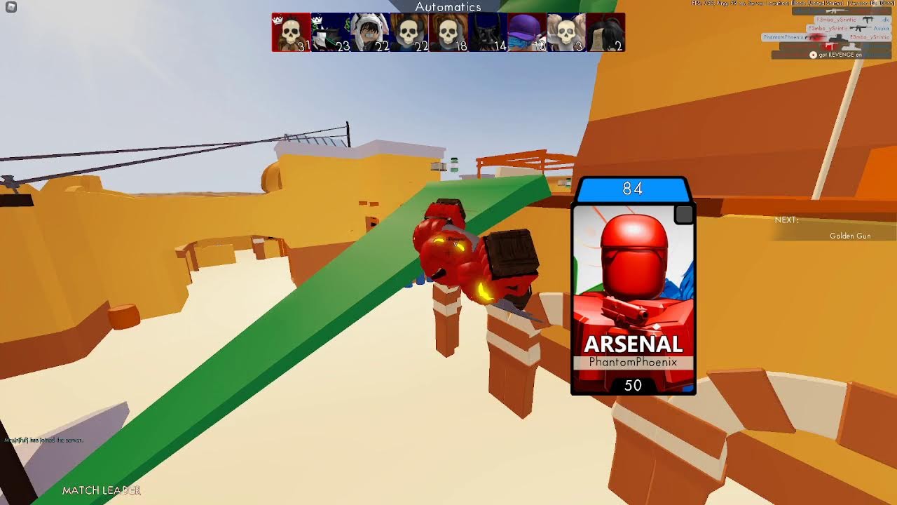 Grinding to level 900 (roblox arsenal)