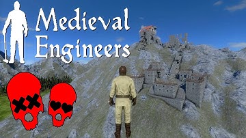 Disaster! | Building Vader Hall Part 5 | Medieval Engineers #5