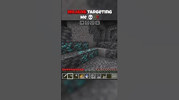 Mojang Targeting Me 💀 #minecraft #shorts