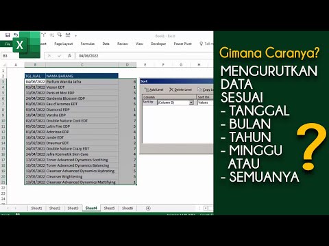 Video: Bagaimana cara memfilter minggu di Excel?