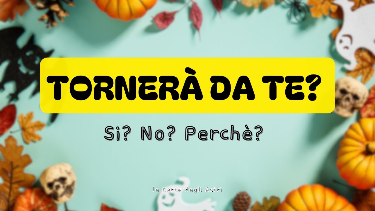🌔 TORNERA' DA ME? 💟 Si? No? Perché? Come? ☀️ Tarocchi Interattivi Veloci