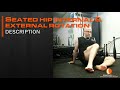 Seated hip rotation description  dr notley chiropractor and athletic therapist winnipeg