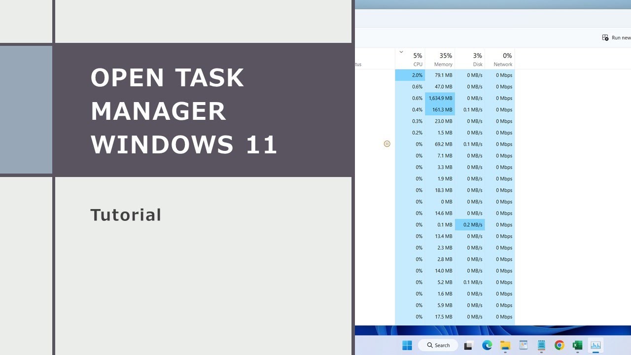 How to Open Task Manager Windows 11 - YouTube