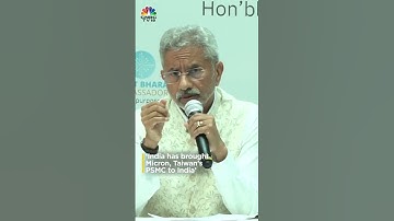 Intel Came To India 15 Years Ago But Nobody Showed Any Interest: EAM S Jaishankar | N18S | CNBC TV18