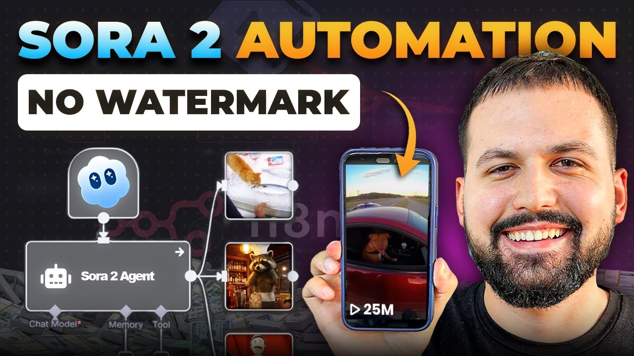How to make VIRAL Sora 2 AI Videos with No Watermark on Autopilot (n8n ...