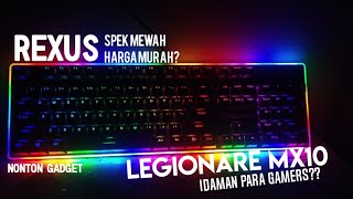 Unboxing Mechanical Keyboard Rexus Legionare Mx 10 Red Switch