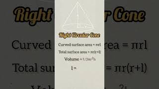 How to calculate area and volume of a Cone. #cone #mensuration_for_cgl #mensuration #competition