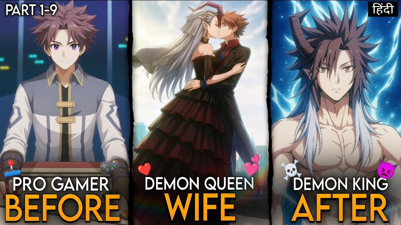 PART(1-9) A Loser summoned As a Hero and He Becomes Demon queens Husband !!