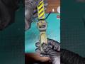 🚧This Casio Mod Is Sick! Hazard, Nuke Theme Mod with custom strap🚧 #watch #digitalwatch #casiomod