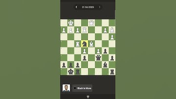 Pause to Solve - Chess.com Daily Puzzle - 21 October, 2025