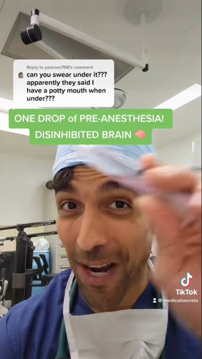 Swearing under #anesthesia? #surgery