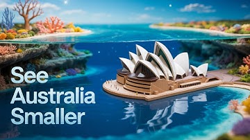 Miniature Australia in 8 Seconds 🇦🇺 | AI-generated Veo 3 Travel Shorts