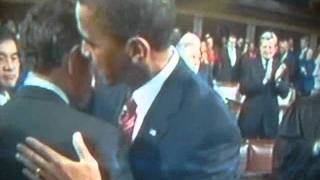 President Obama's Gangsta Entrance at the State of the Union Address-1/27/10-Music by Jay-Z-"Encore"