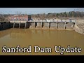 Update: Sanford Dam - Village of Sanford - Sanford Lake Flood - Aerial