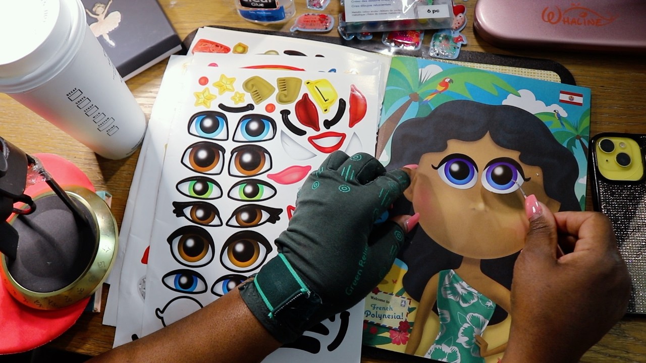 Create A Face ASMR Hard Candy-Treat Eating Sounds