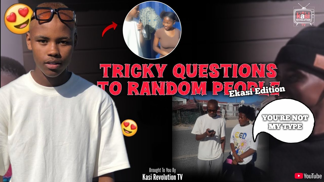 Asking Random People Tricky Questions | Emakhaza Edition