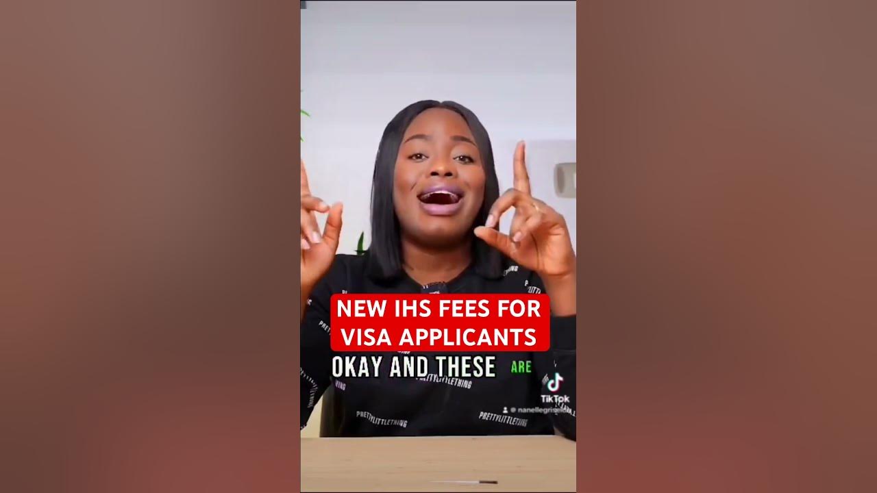 New IHS FEES for visa applicants YouTube