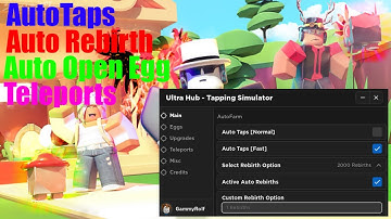 Tapping Simulator AutoTap AutoRebirth AutoEgg | Roblox