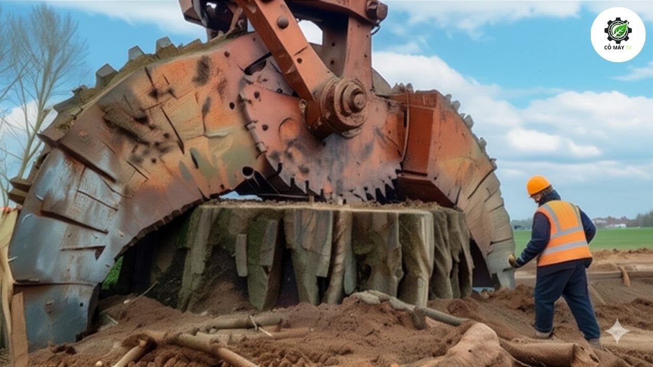 Cỗ Máy Nhổ Gốc Cây Điên Rồ Nhất Bạn Chưa Bao Giờ Thấy – Đừng Bỏ Lỡ!