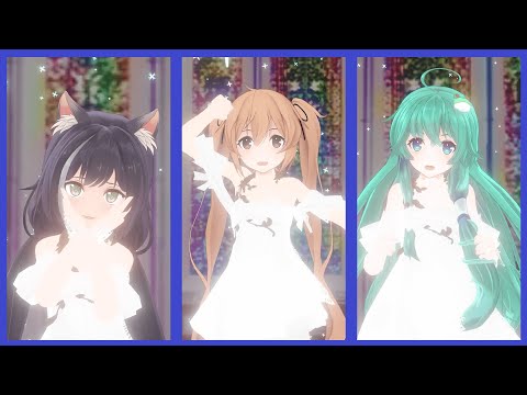 【MMD/60Fps】too Cute! - Kyaru / Musarame / Sanae【FHD】Original camera motion