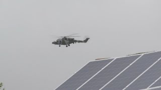 Military Helicopter flying very low over UK Residential Houses