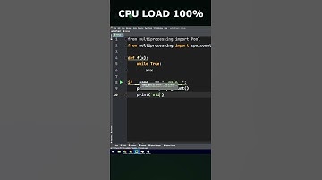 100% CPU Load with Python
