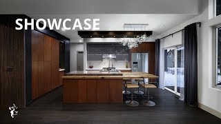 Kitchen Design Showcase | Modern Kitchen Interior by SHEMSS with Custom Tahoe Redwood River Table