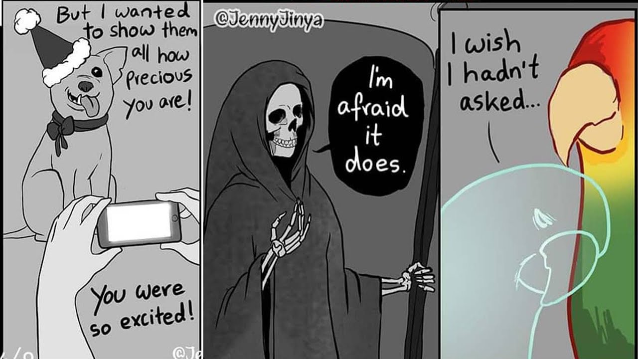 Sad comics to raise awareness and funds By Jenny-Jinya | Loving Repear ...