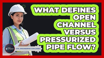 What Defines Open Channel Versus Pressurized Pipe Flow?