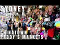 Walking in paddys markets haymarket chinatown  sydney nsw australia 2021