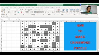 MS EXCEL ACTIVITY CROSSWORD PUZZLE