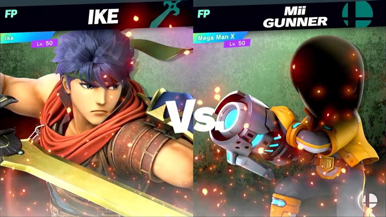 Super Smash Bros Ultimate Amiibo Fights Ike vs the World EX vs Mega Man ...