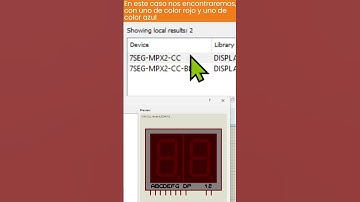 Cómo encontramos?? UN DISPLAY 7 SEGMENTOS | MULTIPLEZADO X2 | DE CÁTODO COMÚN - PROTEUS