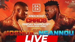 ANTHONY JOSHUA VS FRANCIS NGANNOU   | LIVE STREAM COVERAGE