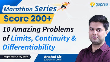 Limits, Continuity & Differentiability | 10 Most Important Questions | JEE Main 2020 | Mathematics