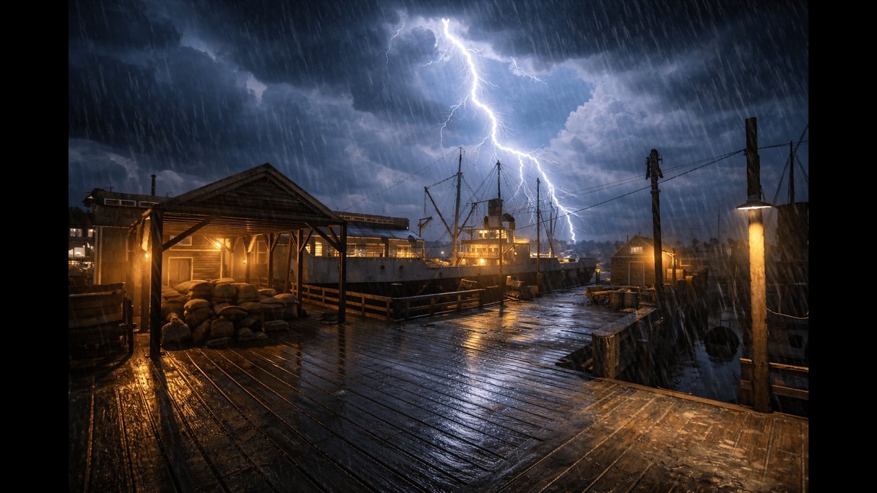 Non Stop Heavy Rain Sounds with Thunder for Sleep & Focus