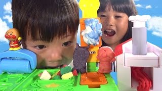 アンパンマン ねんど で パンこうじょうセット & ねんどファースト おもちゃ Anpanman Clay Toy